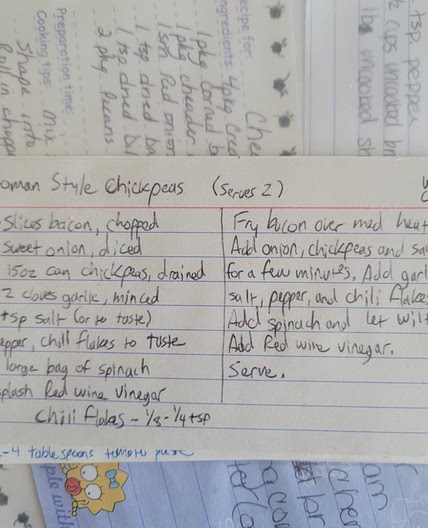 Roman Style Chickpeas