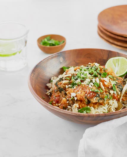 Instant Pot Cauliflower Thai Curry
