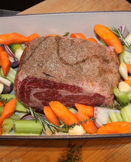 Prime Rib Roast with Vegetables