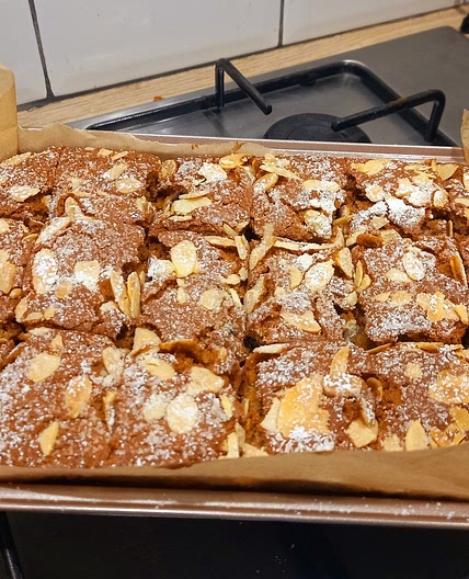 Blueberry almond cake