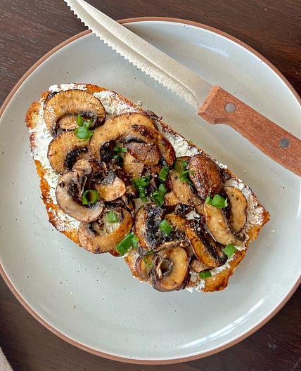 Miso Mushroom Toast