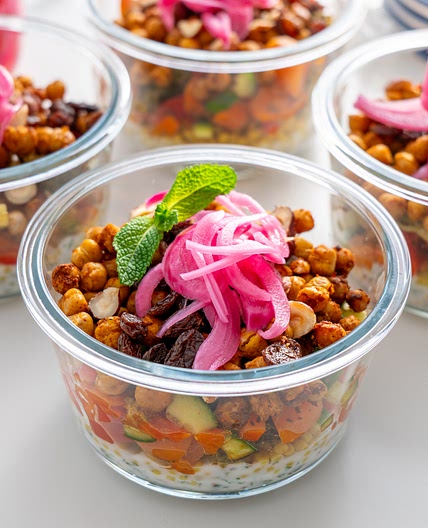 Pearl Couscous & Roasted Veggies Meal Prep