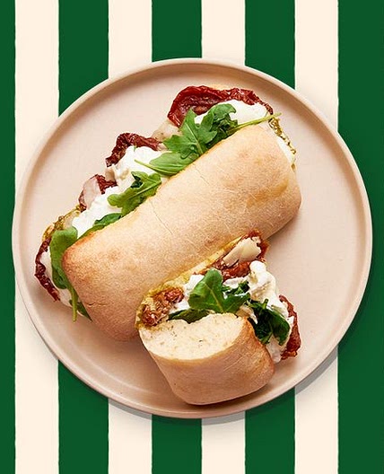 Panini tomates séchées & burrata