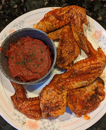 Gluten Free Baked Buffalo Wings