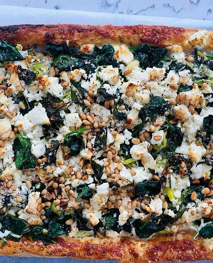 Spinach, Leek & Feta Sheet Tart — Clodagh McKenna