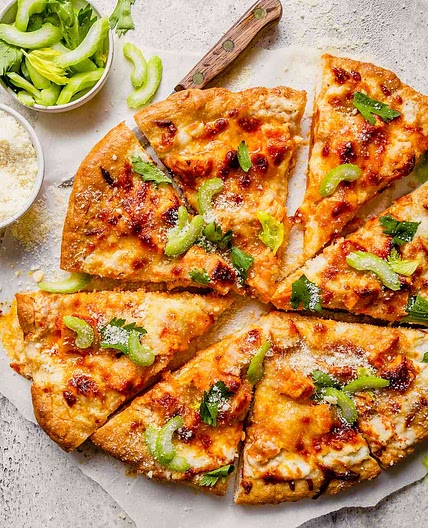 Buffalo-Style Chicken Pizza