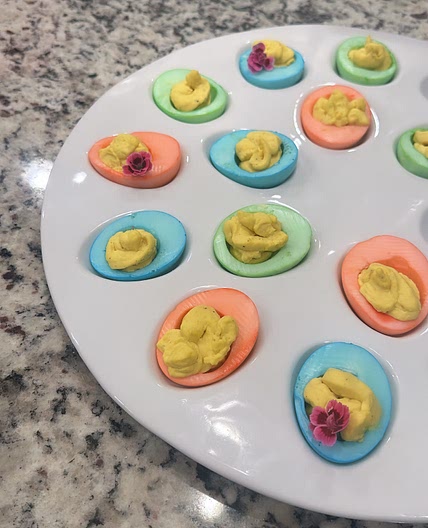 Colored Deviled Eggs