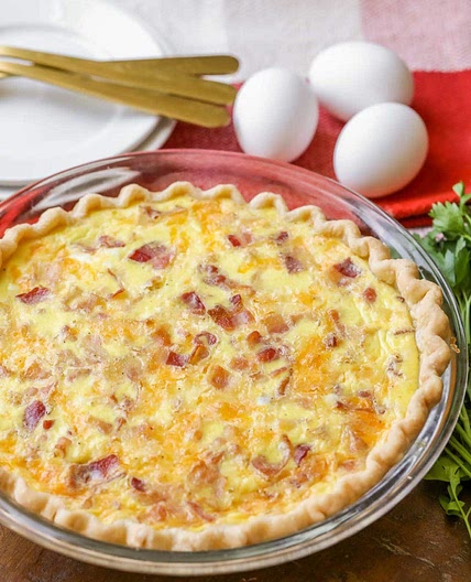 Bacon and Cheese Quiche Recipe