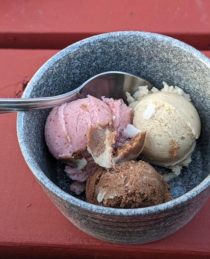 Neapolitan Banana Ice Cream