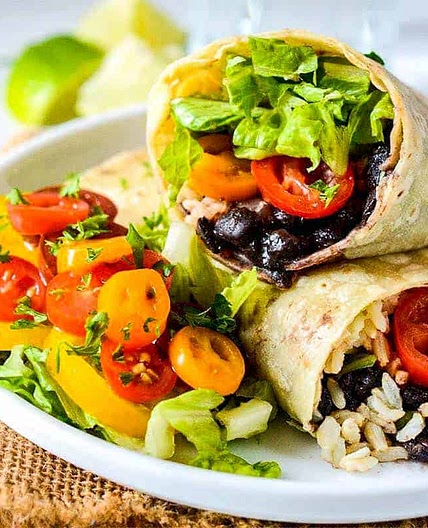 Black Bean Breakfast Burrito