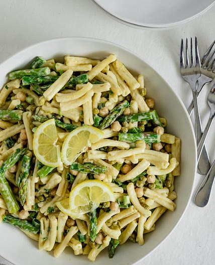 Creamy Lemon Spring Pasta Salad Recipe