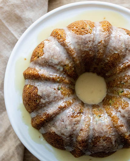 Easiest Lemon Zucchini Cake With Sweet Lemon Glaze