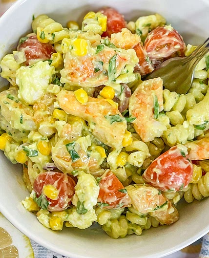 Creamy Shrimp Pasta Salad