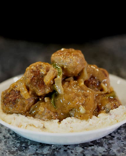 Smothered Turkey Meatballs