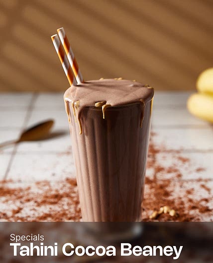 Tahini Cacao Smoothie (no veggie juice)