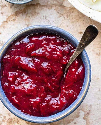 Low Carb Sugar Free Keto Cranberry Sauce