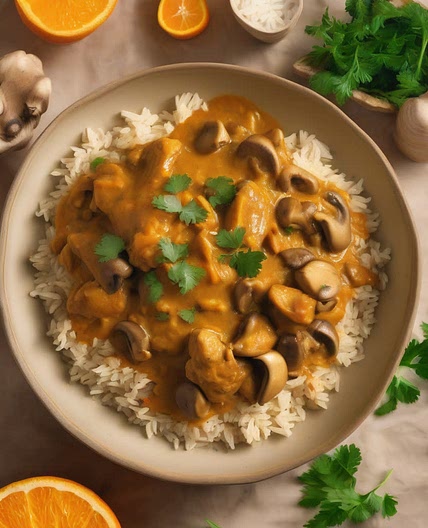 Chicken and Mushroom Stroganoff