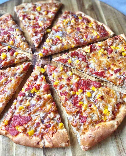 Italian Sweetcorn Tuna Pizza