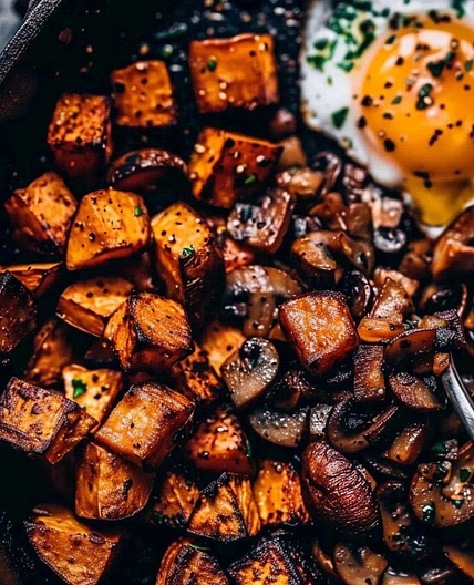 Sweet Potatoe Breakfast Skillet - Diabetic Friendly