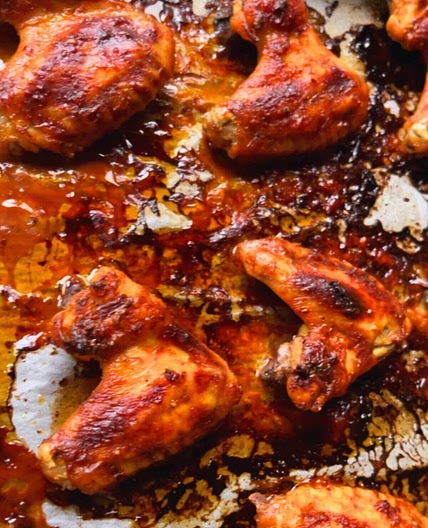 Baked Sticky Chicken Wings - Join Your Life