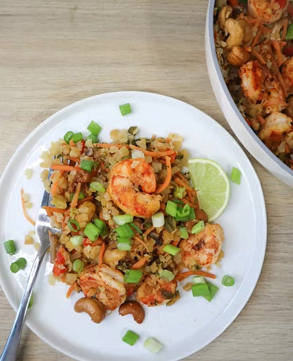 Cauliflower Shrimp Fried Rice