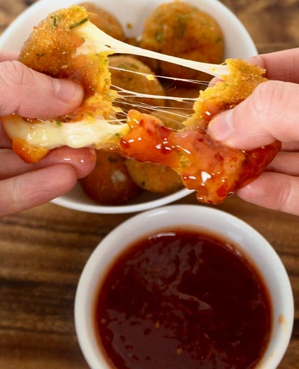 Sweet potato cheese balls