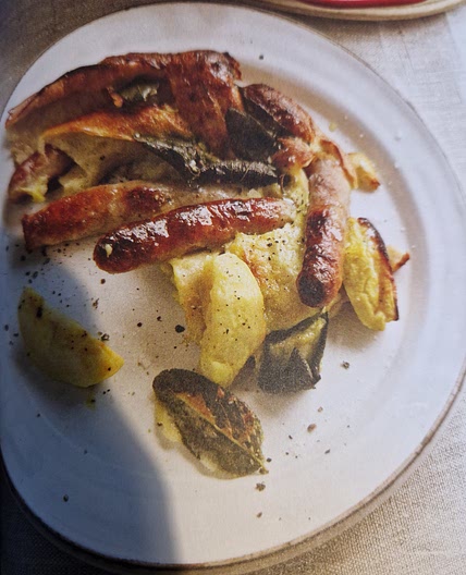 Toad-in-the-hole with Apples
