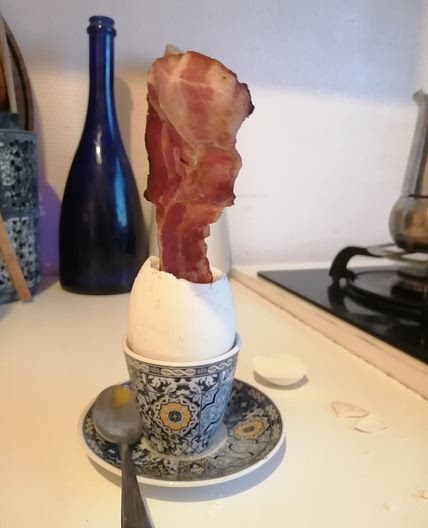 Œuf d'oie à la coque