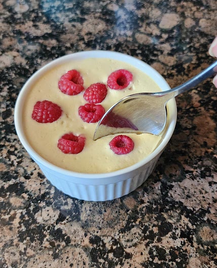 Cottage Cheese Raspberry Cheesecake