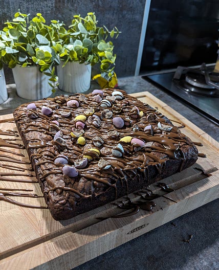 Mini egg brownies