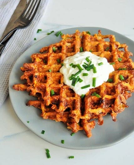 Gaufres de patate douce