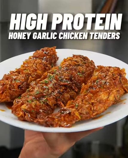 Crispy Honey Garlic Chicken Tenders