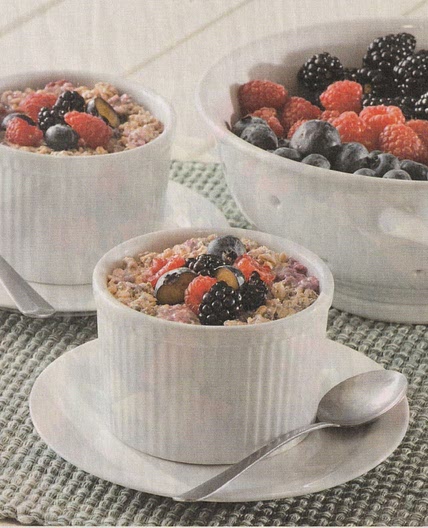 Triple Berry Overnight Oats