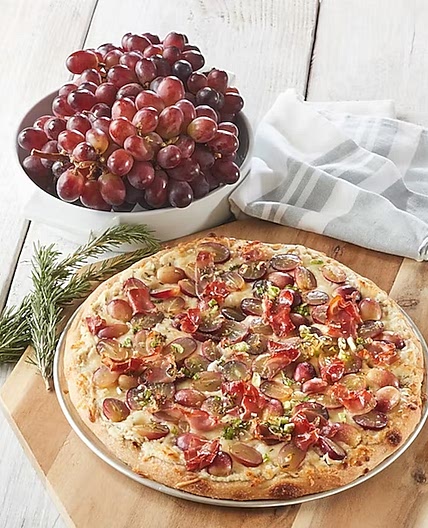 Great Grape and Prosciutto Pizza