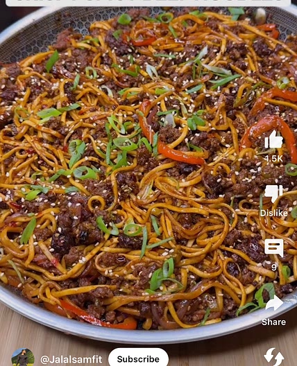 Crispy Spicy Beef Noodle