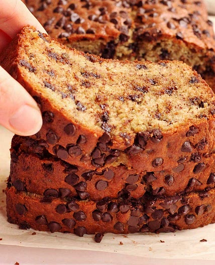 The BEST Chocolate Chip Banana Bread