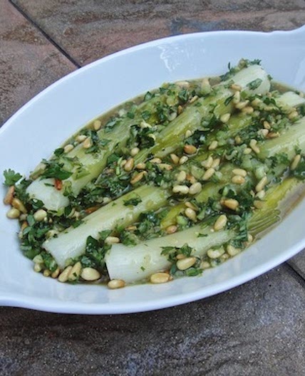 Tomatillo Leeks With Agave Nectar - Adán Medrano