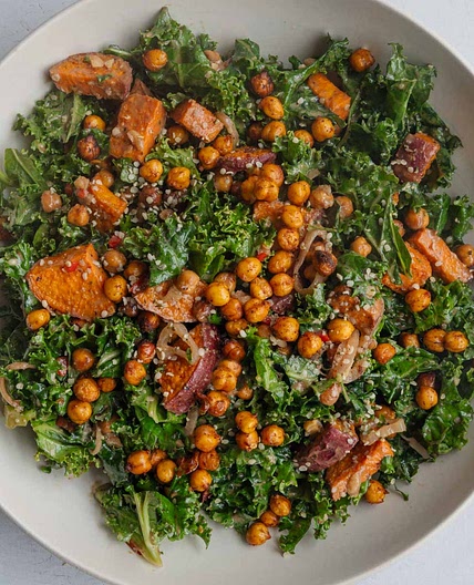 The Easiest, Healthiest, And Most Tasty Roasted Chickpea Salad