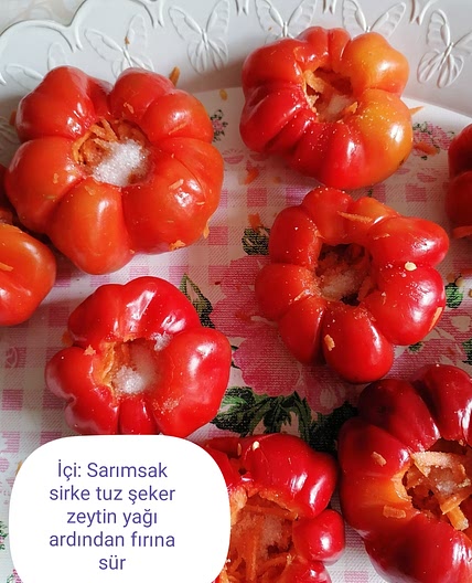 Stuffed Red camembert with gali and curd cheese.