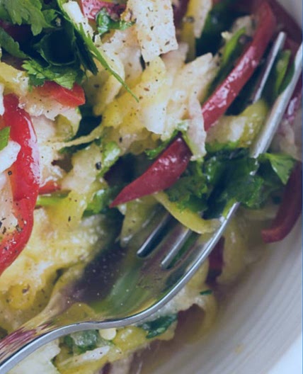 Jicama Mango Salad w/ Chili-Lime Vinaigrette 