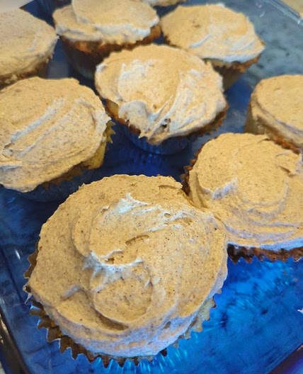 Cinnamon Swirl Cupcakes