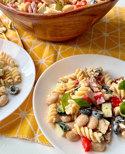 Greek Style Pasta Salad 