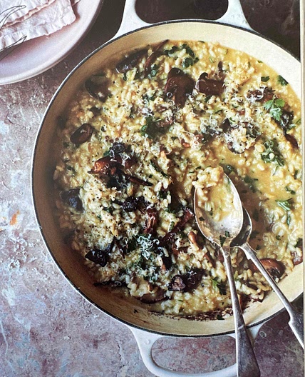 Linda’s Herby Mushroom Risotto