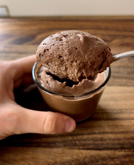 3-Zutaten Mousse au Chocolate 