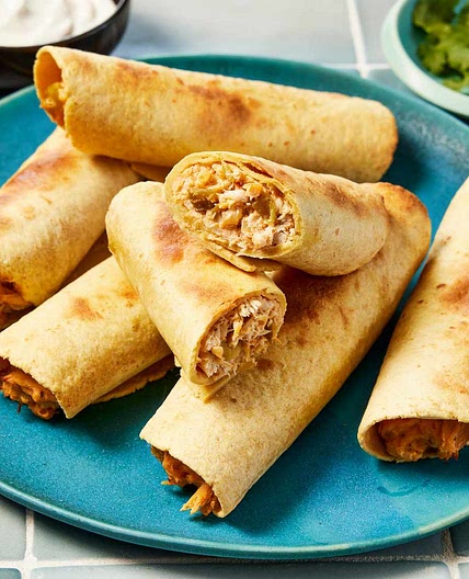 Air Fryer Chicken Taquitos