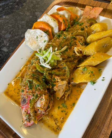 Haitian Stewed Red Snapper