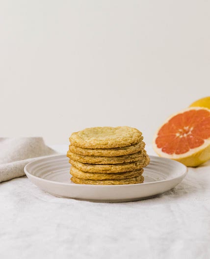 Grapefruit Sugar Cookies