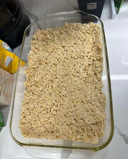 High protein Rice Crispy Bars