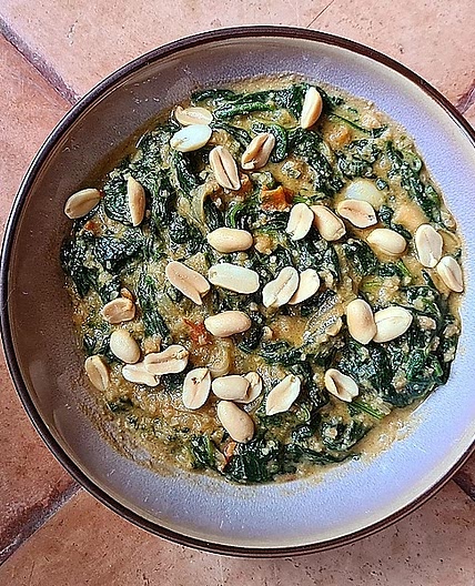 Ifisashi de Zambie (céto) - La tendresse en cuisine