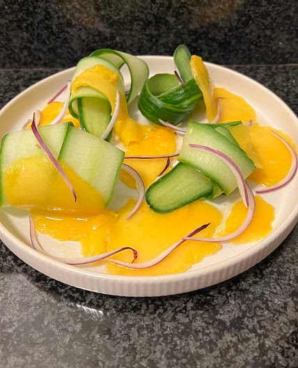 Mango Cucumber Salad